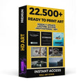 Pack Pro : 22.500 HQ PRINTABLE WALL ART